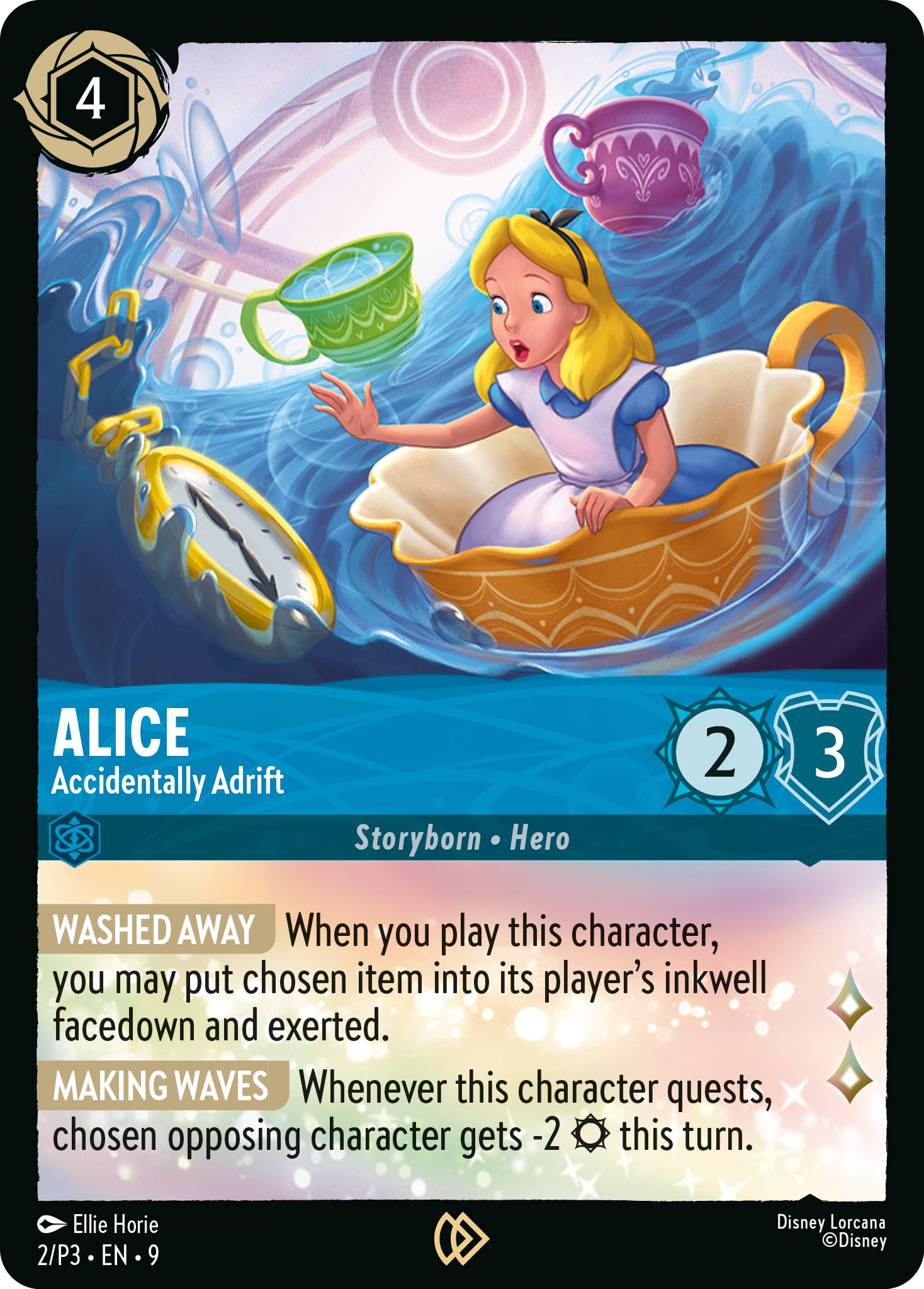 Alice - Accidentally Adrift | Fabled Buy-A-Box box promo Promo (2/P3·EN·9) | Disney Lorcana Single Australia (Near Mint)