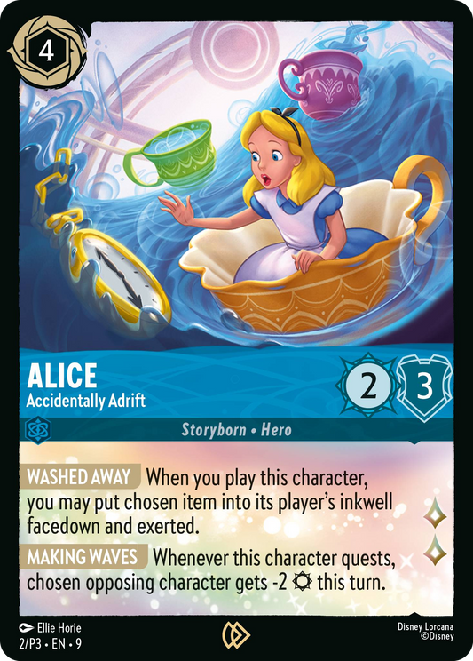 Alice - Accidentally Adrift | Fabled Buy-A-Box box promo Promo (2/P3·EN·9) | Disney Lorcana Single Australia (Near Mint)