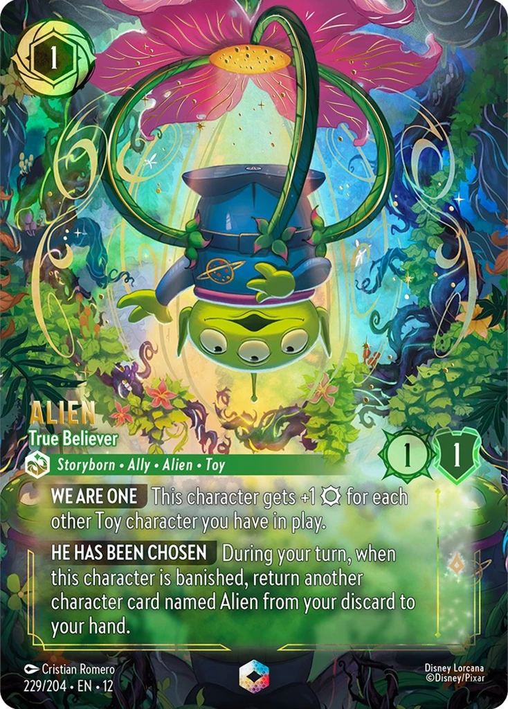 Alien - True Believer | Wilds Unknown #229 (Near Mint) | Disney Lorcana Single Australia (Near Mint)
