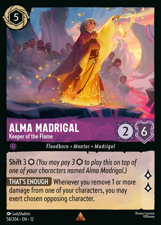 Alma Madrigal - Keeper of the Flame | Wilds Unknown #58 (Near Mint) | Disney Lorcana Single Australia (Near Mint)