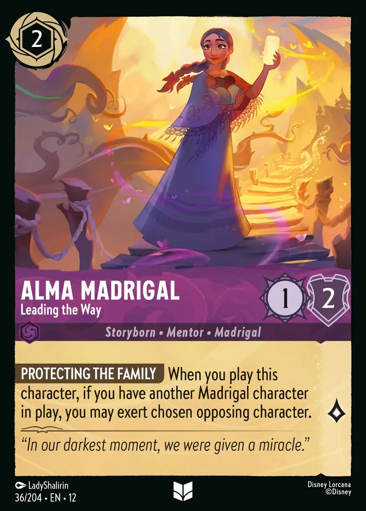 Alma Madrigal - Leading the Way | Wilds Unknown #36 (Near Mint) | Disney Lorcana Single Australia (Near Mint)