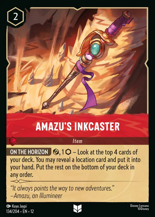 Amazu's Inkcaster | Wilds Unknown #134 (Near Mint Foil) | Disney Lorcana Single Australia (Near Mint)