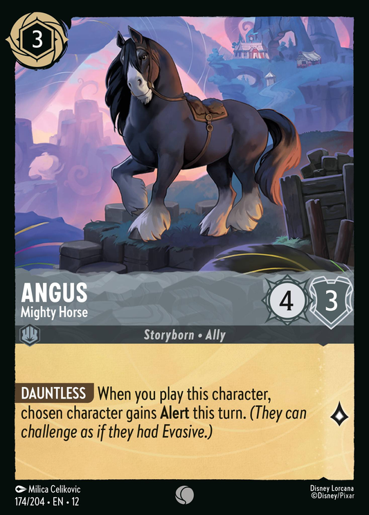 Angus - Mighty Horse | Wilds Unknown #174 (Near Mint Foil) | Disney Lorcana Single Australia (Near Mint)