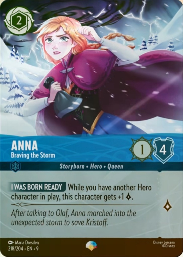 Anna - Braving the Storm | Fabled #218 (Near Mint) | Disney Lorcana Single Australia (Near Mint)