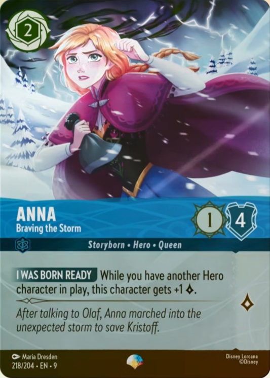 Anna - Braving the Storm | Fabled #218 (Near Mint) | Disney Lorcana Single Australia (Near Mint)
