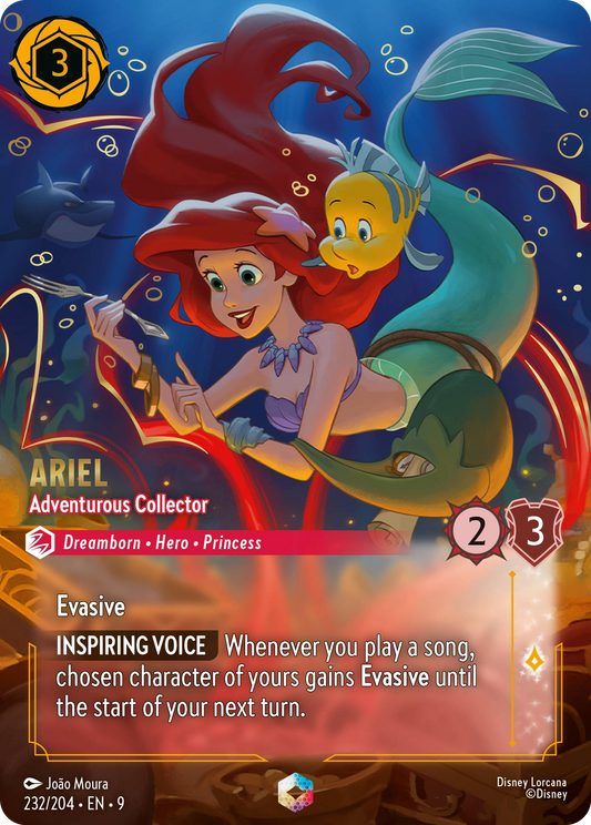 Ariel - Adventurous Collector | Fabled #232 (Near Mint) | Disney Lorcana Single Australia (Near Mint)