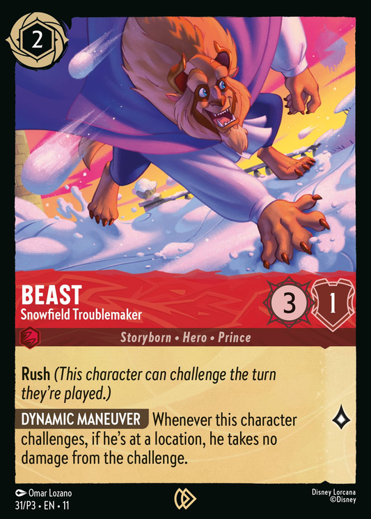 Beast - Snowfield Troublemaker | Winterspell Buy-A-Box box promo Promo (31/P3·EN·11) | Disney Lorcana Single Australia (Near Mint)