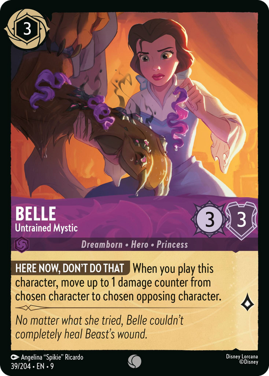 Belle - Untrained Mystic | Fabled #39 (Near Mint) | Disney Lorcana Single Australia (Near Mint)