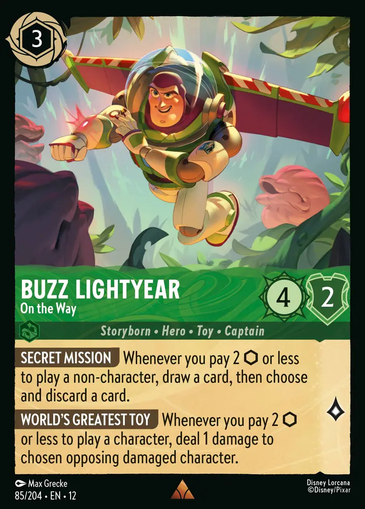 Buzz Lightyear - On the Way | Wilds Unknown #85 (Near Mint Foil) | Disney Lorcana Single Australia (Near Mint)