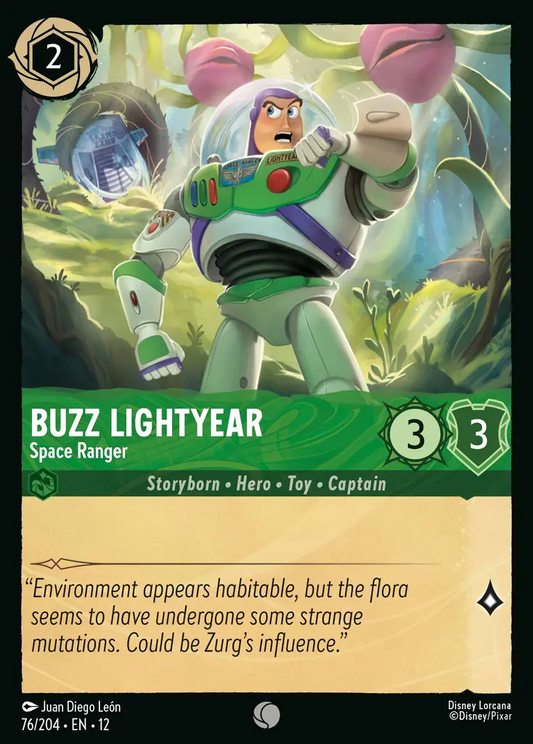 Buzz Lightyear - Space Ranger | Wilds Unknown #76 (Near Mint Foil) | Disney Lorcana Single Australia (Near Mint)