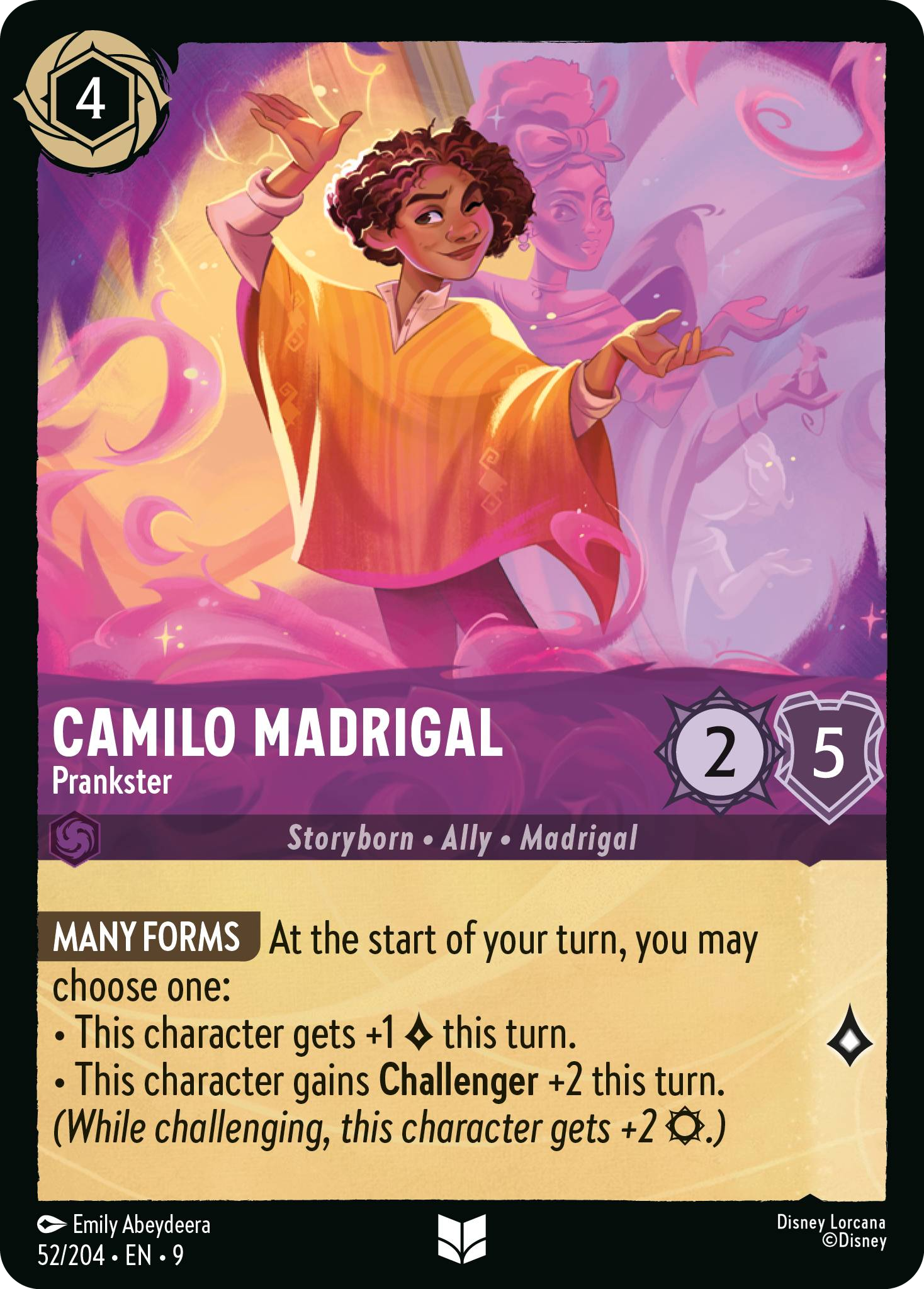 Camilo Madrigal - Prankster | Fabled #52 (Near Mint Foil) | Disney Lorcana Single Australia (Near Mint)