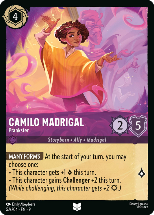 Camilo Madrigal - Prankster | Fabled #52 (Near Mint) | Disney Lorcana Single Australia (Near Mint)
