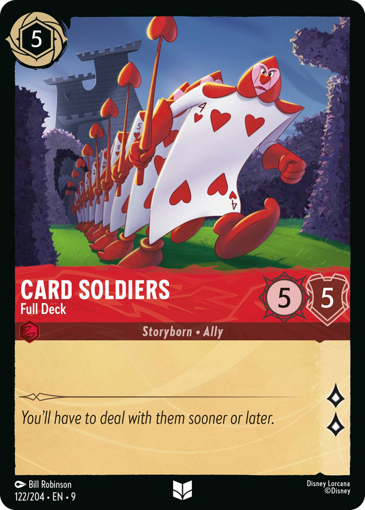Card Soldiers - Full Deck | Fabled #122 (Near Mint) | Disney Lorcana Single Australia (Near Mint)