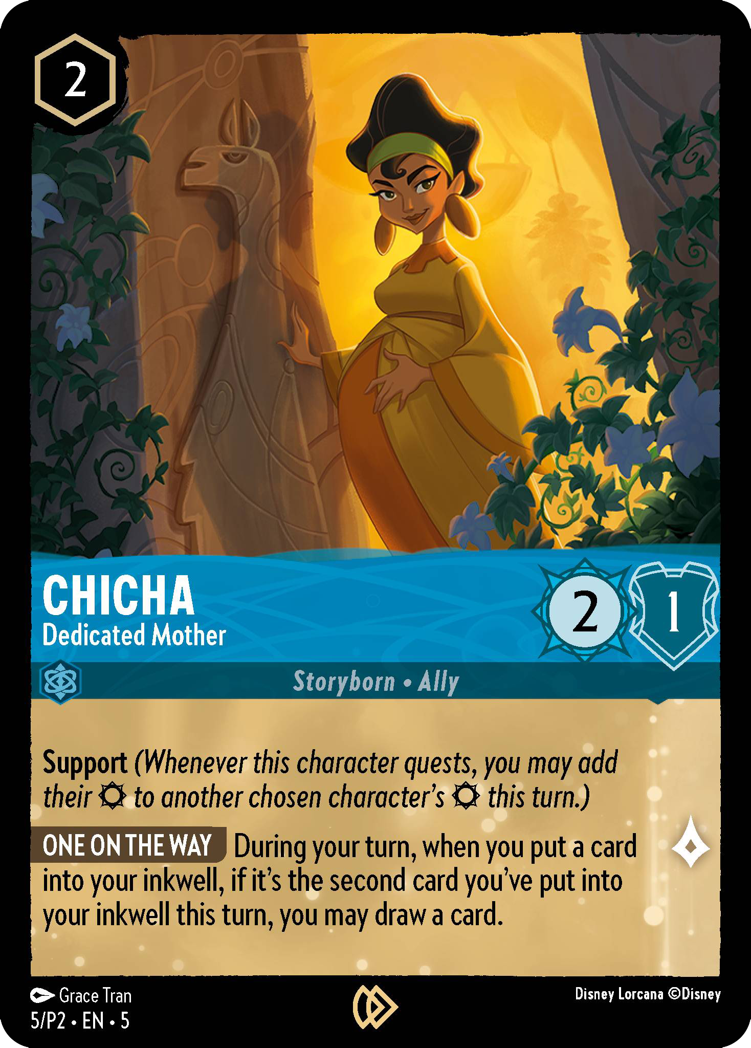 Chicha - Dedicated Mother | Shimmering Skies Organized Play Kit Promo (5/P2·EN·5) | Disney Lorcana Single Australia (Near Mint)
