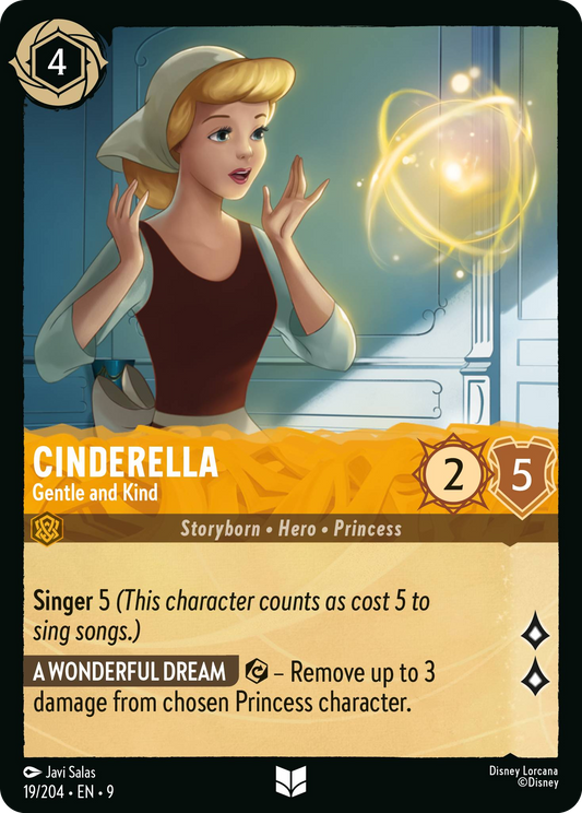 Cinderella - Gentle and Kind | Fabled #19 (Near Mint) | Disney Lorcana Single Australia (Near Mint)