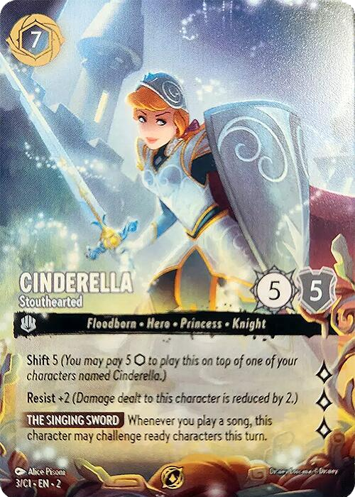 Cinderella – Stouthearted – Disney Lorcana Challenge Set 1 Promo #3/C1