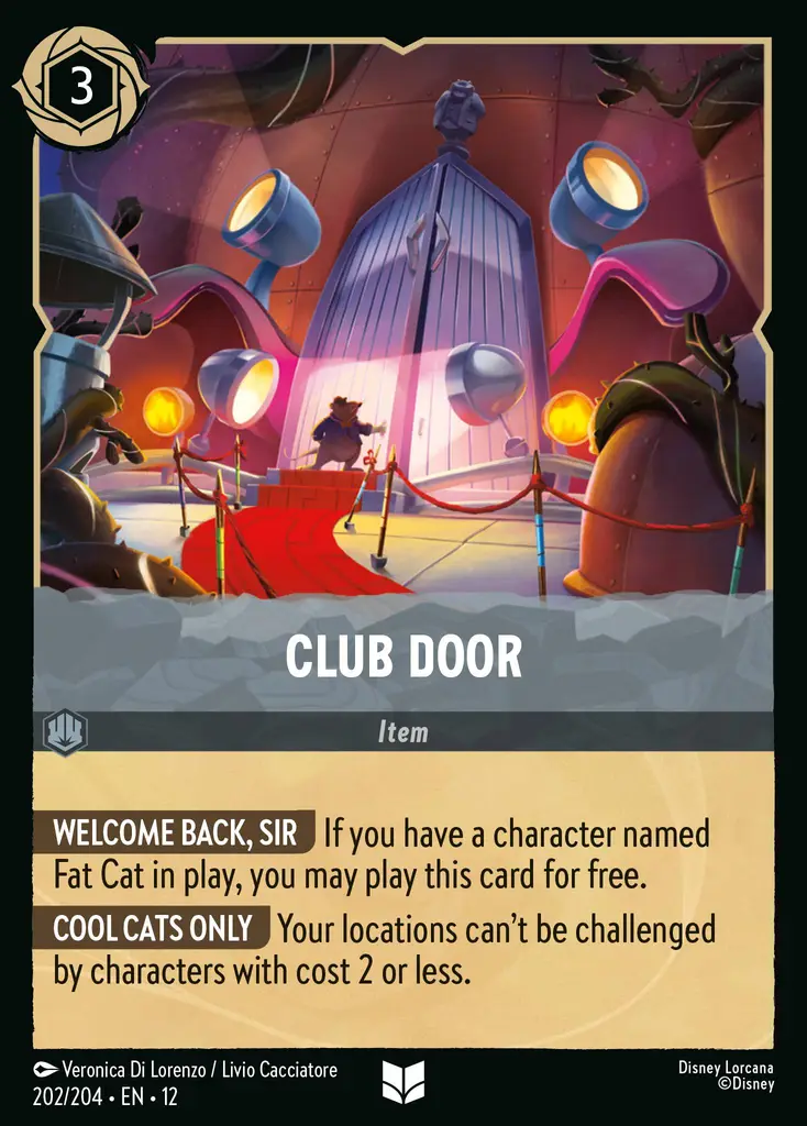 Club Door | Wilds Unknown #202 (Near Mint Foil) | Disney Lorcana Single Australia (Near Mint)