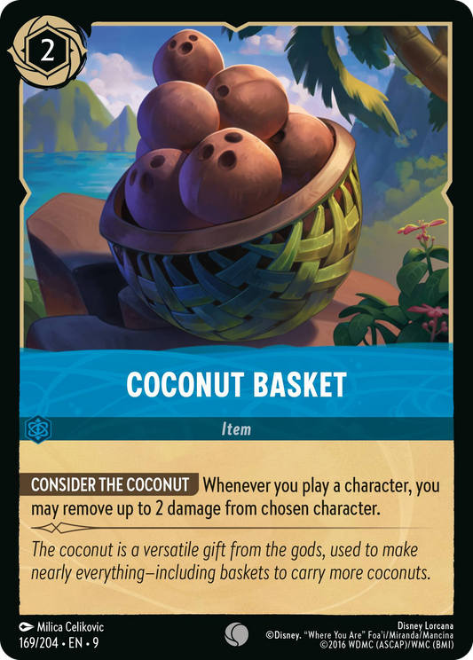 Coconut Basket | Fabled #169 (Near Mint) | Disney Lorcana Single Australia (Near Mint)