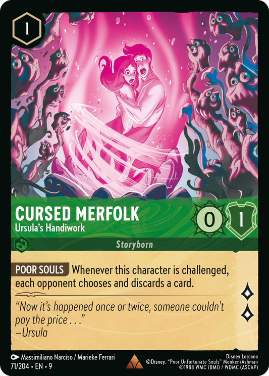 Cursed Merfolk - Ursula's Handiwork | Fabled #71 (Near Mint) | Disney Lorcana Single Australia (Near Mint)