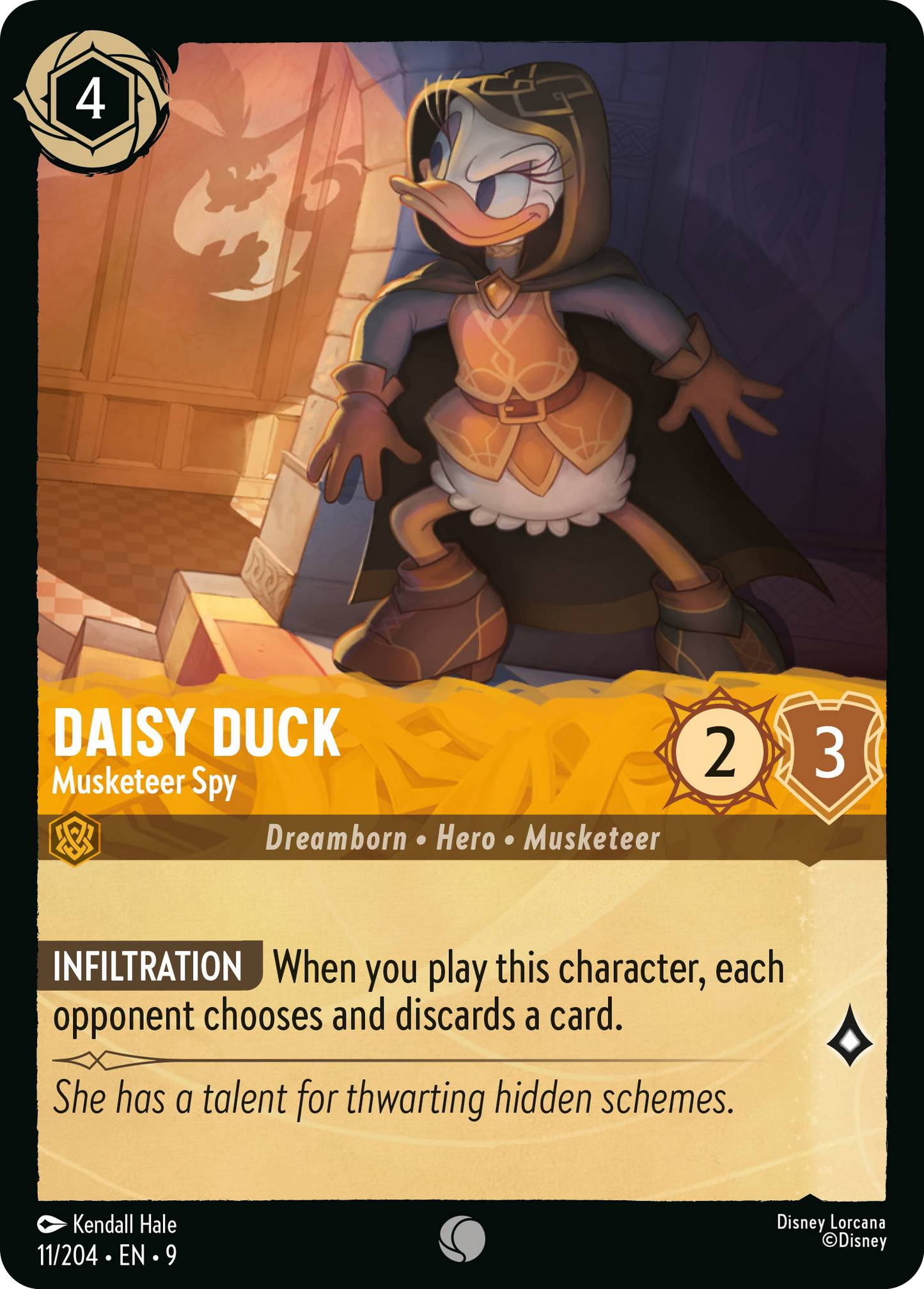 Daisy Duck - Musketeer Spy | Fabled #11 (Near Mint) | Disney Lorcana Single Australia (Near Mint)