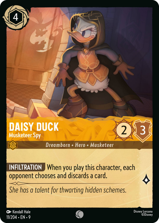 Daisy Duck - Musketeer Spy | Fabled #11 (Near Mint) | Disney Lorcana Single Australia (Near Mint)