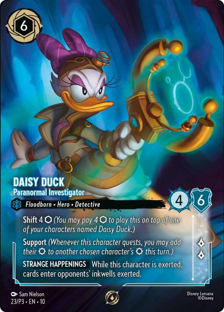 Daisy Duck – Paranormal Investigator – Whispers in the Well Set Championship Promo #24/P3