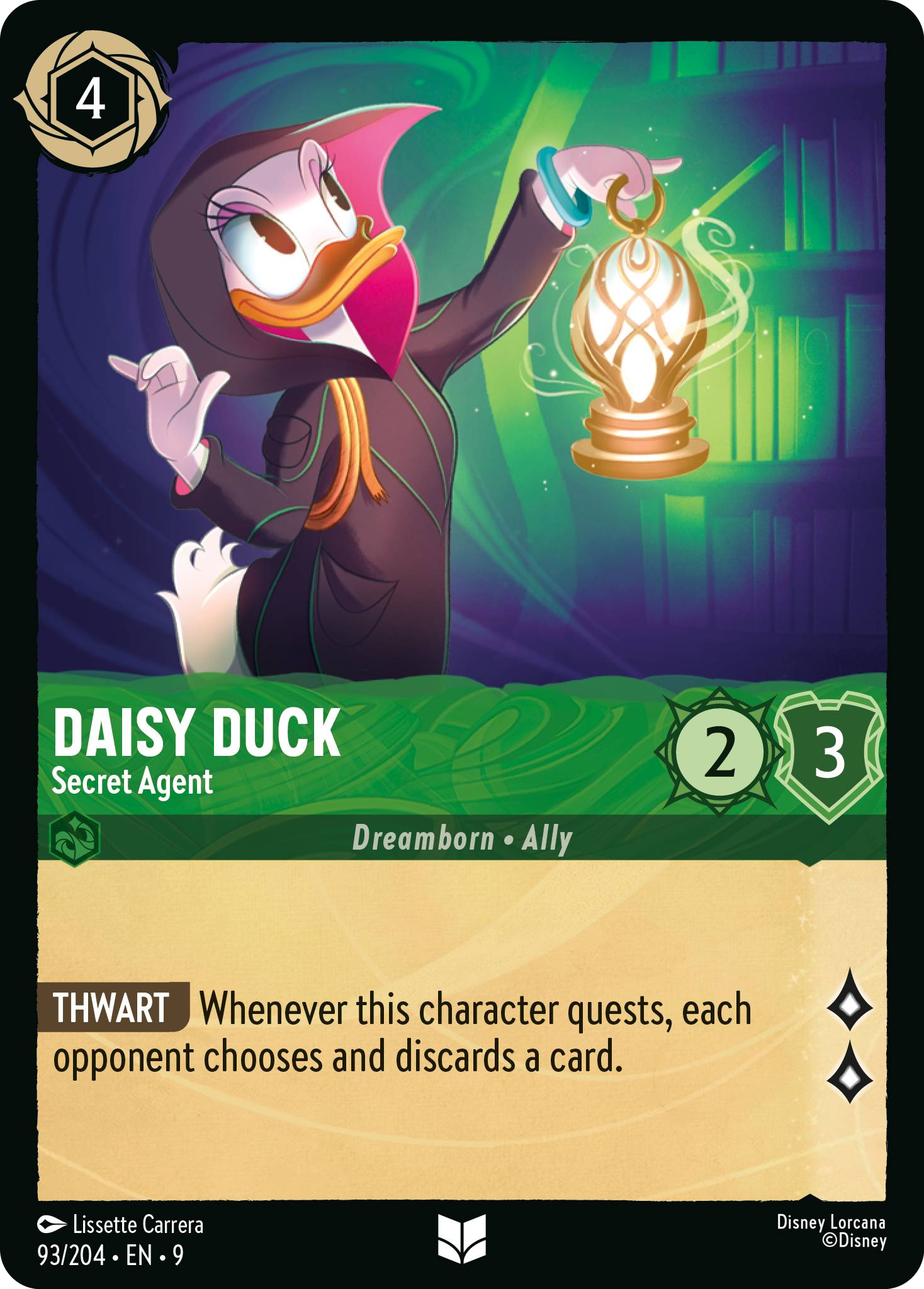 Daisy Duck - Secret Agent | Fabled #93 (Near Mint) | Disney Lorcana Single Australia (Near Mint)