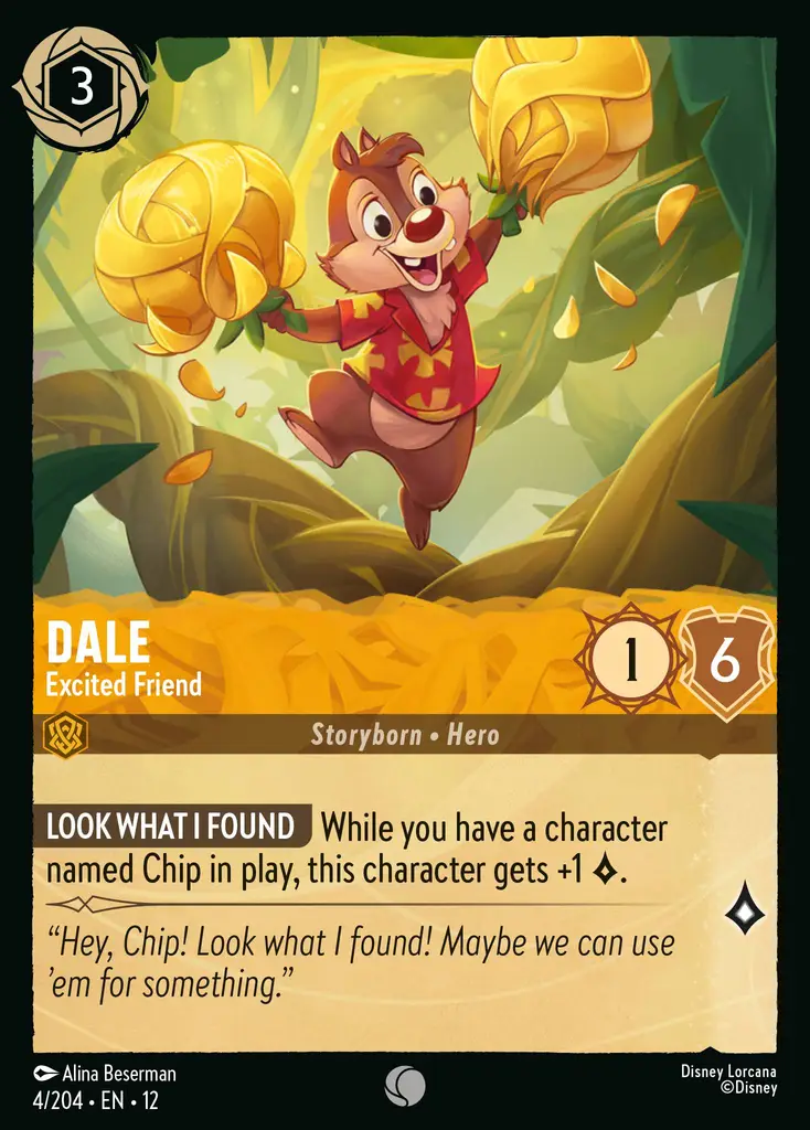 Dale - Excited Friend | Wilds Unknown #4 (Near Mint) | Disney Lorcana Single Australia (Near Mint)
