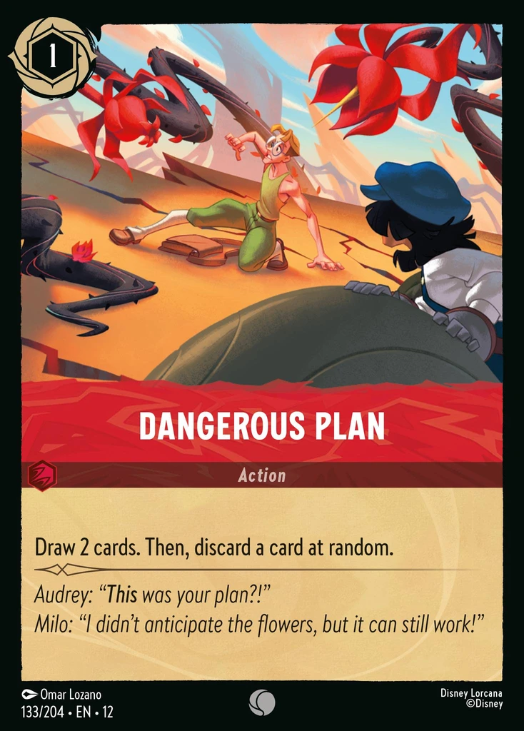 Dangerous Plan | Wilds Unknown #133 (Near Mint) | Disney Lorcana Single Australia (Near Mint)