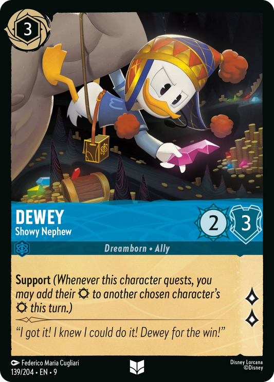 Dewey - Showy Nephew | Fabled #139 (Near Mint) | Disney Lorcana Single Australia (Near Mint)
