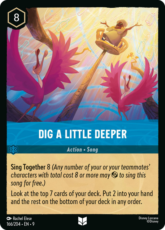Dig a Little Deeper | Fabled #166 (Near Mint Foil) | Disney Lorcana Single Australia (Near Mint)