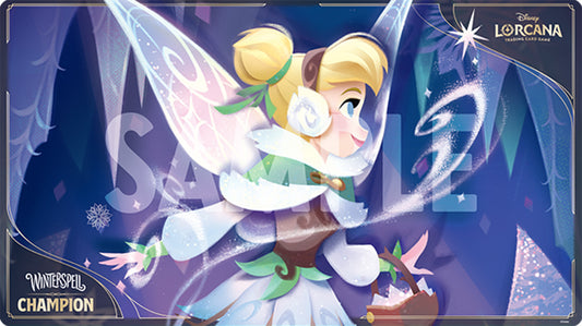 Disney Lorcana Set Championship Champion Playmat – Winterspell (Tinker Bell - Snowflake Collector)