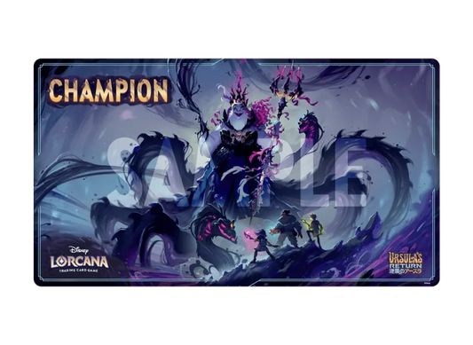 Disney Lorcana Set Championship Champion Playmat – Ursula's Return (Ursula - Sea Witch Queen)