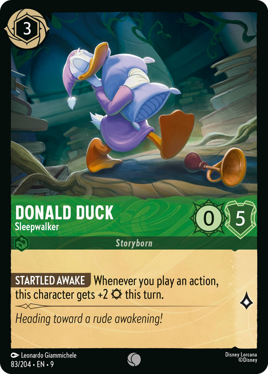 Donald Duck - Sleepwalker | Fabled #83 (Near Mint) | Disney Lorcana Single Australia (Near Mint)