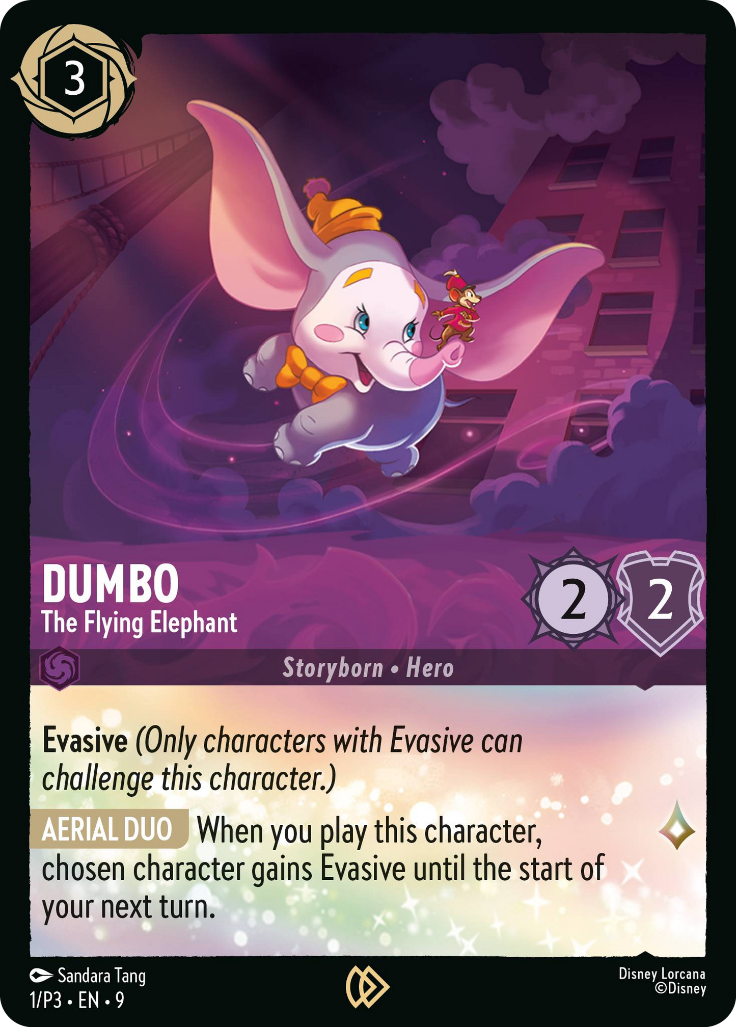 Dumbo - The Flying Elephant | Fabled event promo Promo (1/P3·EN·9) | Disney Lorcana Single Australia (Near Mint)