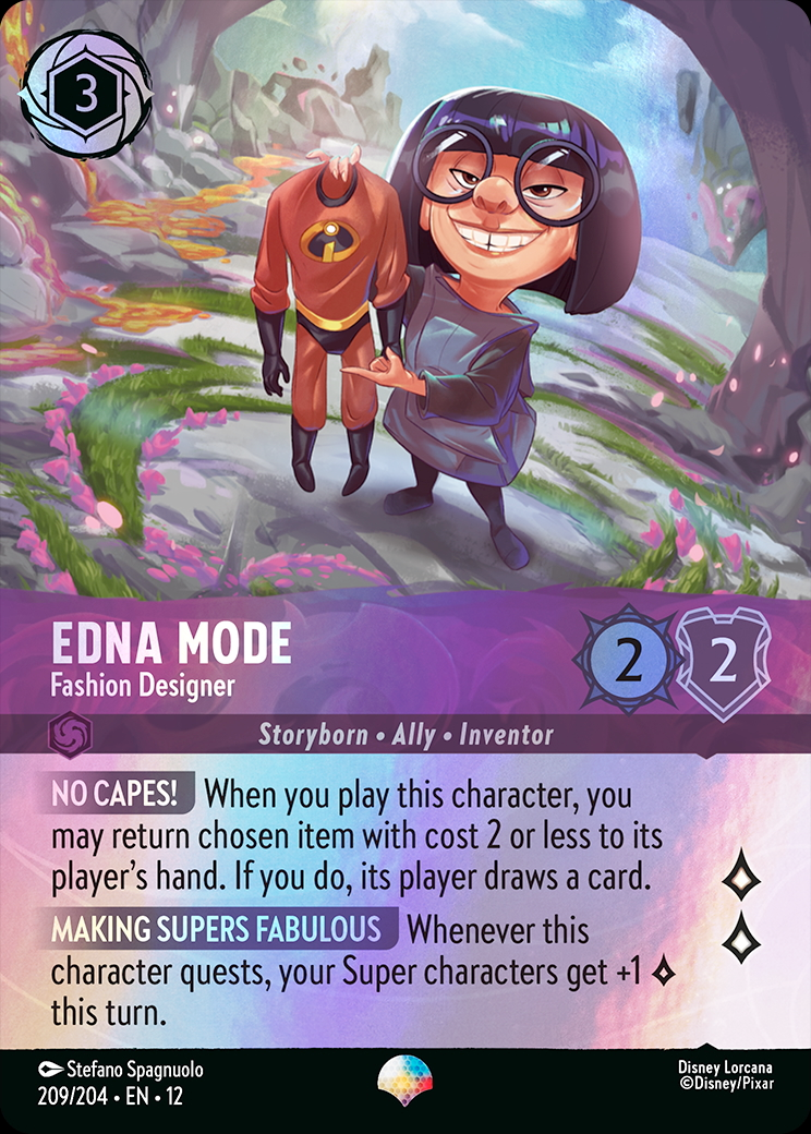Edna Mode - Fashion Designer | Wilds Unknown #209 (Near Mint) | Disney Lorcana Single Australia (Near Mint)