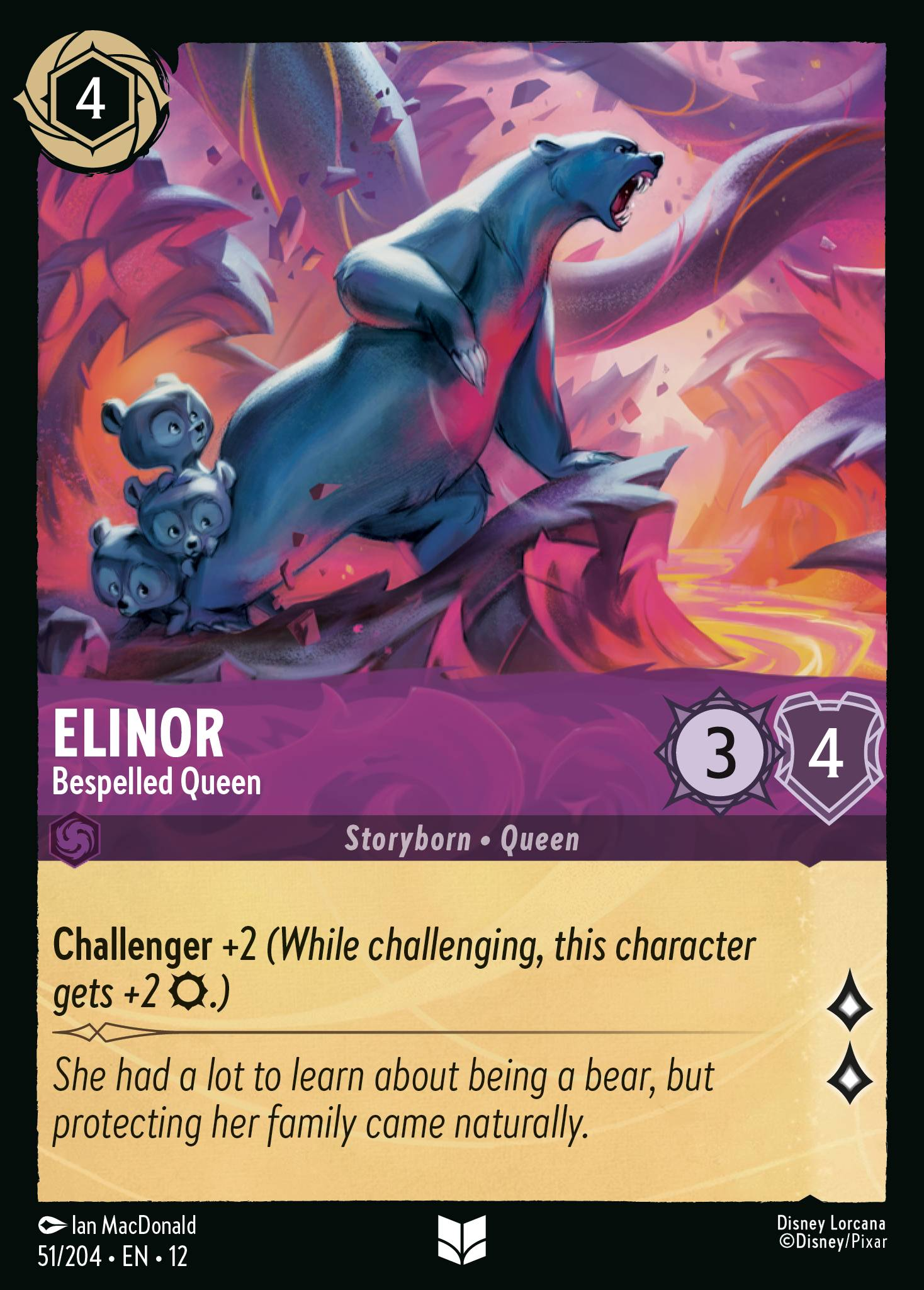 Elinor - Bespelled Queen | Wilds Unknown #51 (Near Mint) | Disney Lorcana Single Australia (Near Mint)