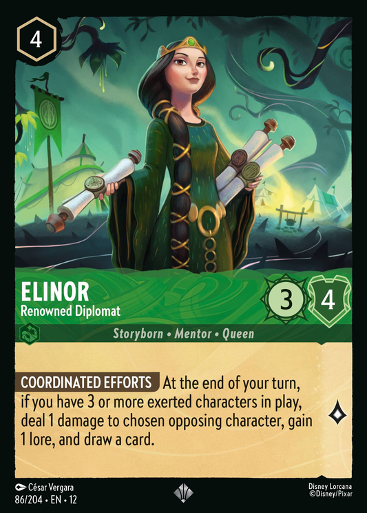 Elinor - Renowned Diplomat | Wilds Unknown #86 (Near Mint) | Disney Lorcana Single Australia (Near Mint)