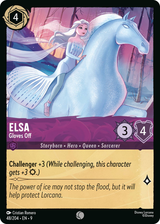 Elsa - Gloves Off | Fabled #48 (Near Mint) | Disney Lorcana Single Australia (Near Mint)