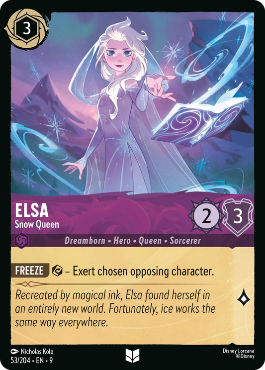 Elsa - Snow Queen | Fabled #53 (Near Mint Foil) | Disney Lorcana Single Australia (Near Mint)