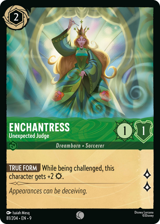 Enchantress - Unexpected Judge | Fabled #81 (Near Mint) | Disney Lorcana Single Australia (Near Mint)