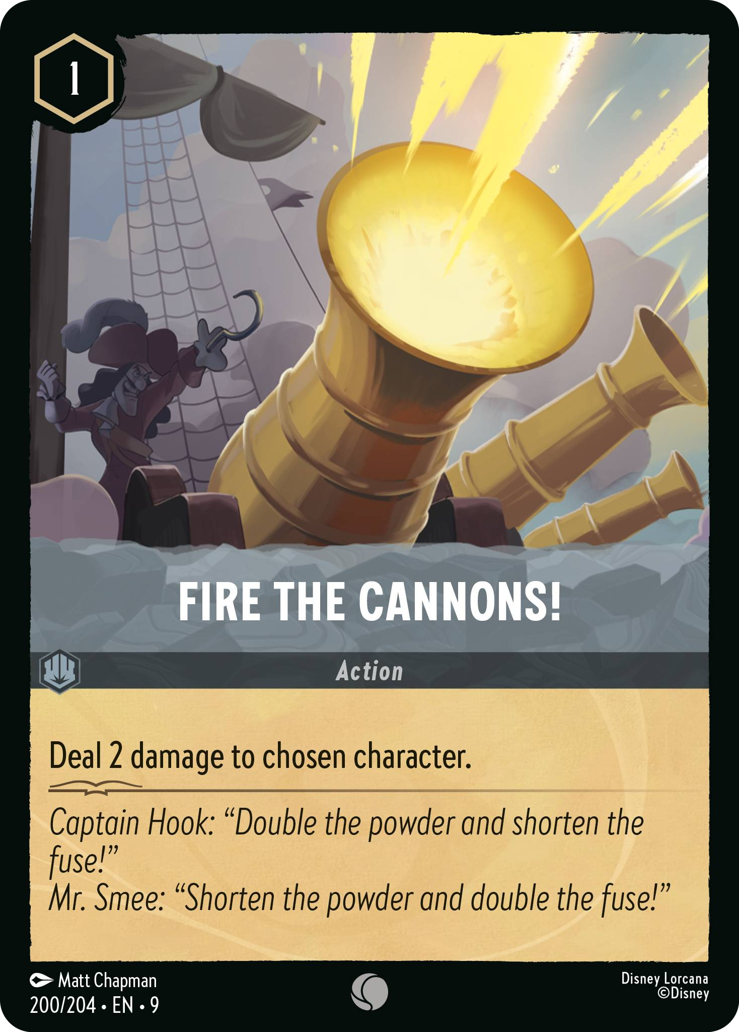 Fire the Cannons! | Fabled #200 (Near Mint Foil) | Disney Lorcana Single Australia (Near Mint)