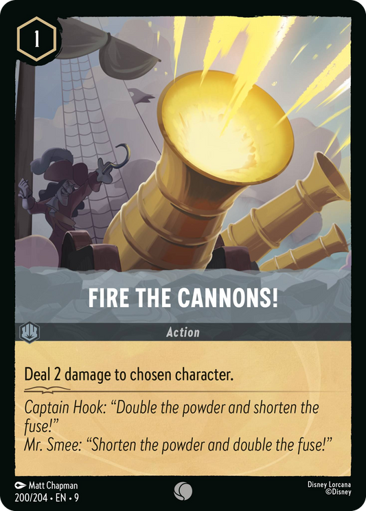 Fire the Cannons! | Fabled #200 (Near Mint) | Disney Lorcana Single Australia (Near Mint)