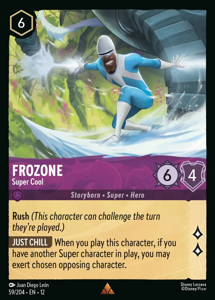 Frozone - Super Cool | Wilds Unknown #59 (Near Mint Foil) | Disney Lorcana Single Australia (Near Mint)
