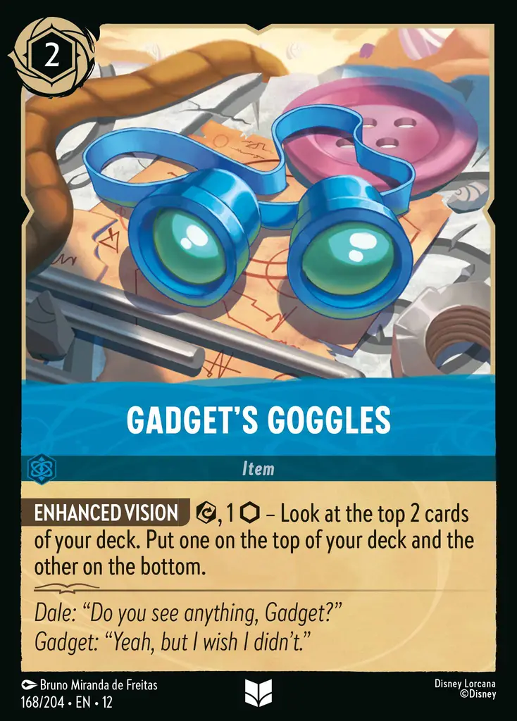 Gadget's Goggles | Wilds Unknown #168 (Near Mint) | Disney Lorcana Single Australia (Near Mint)