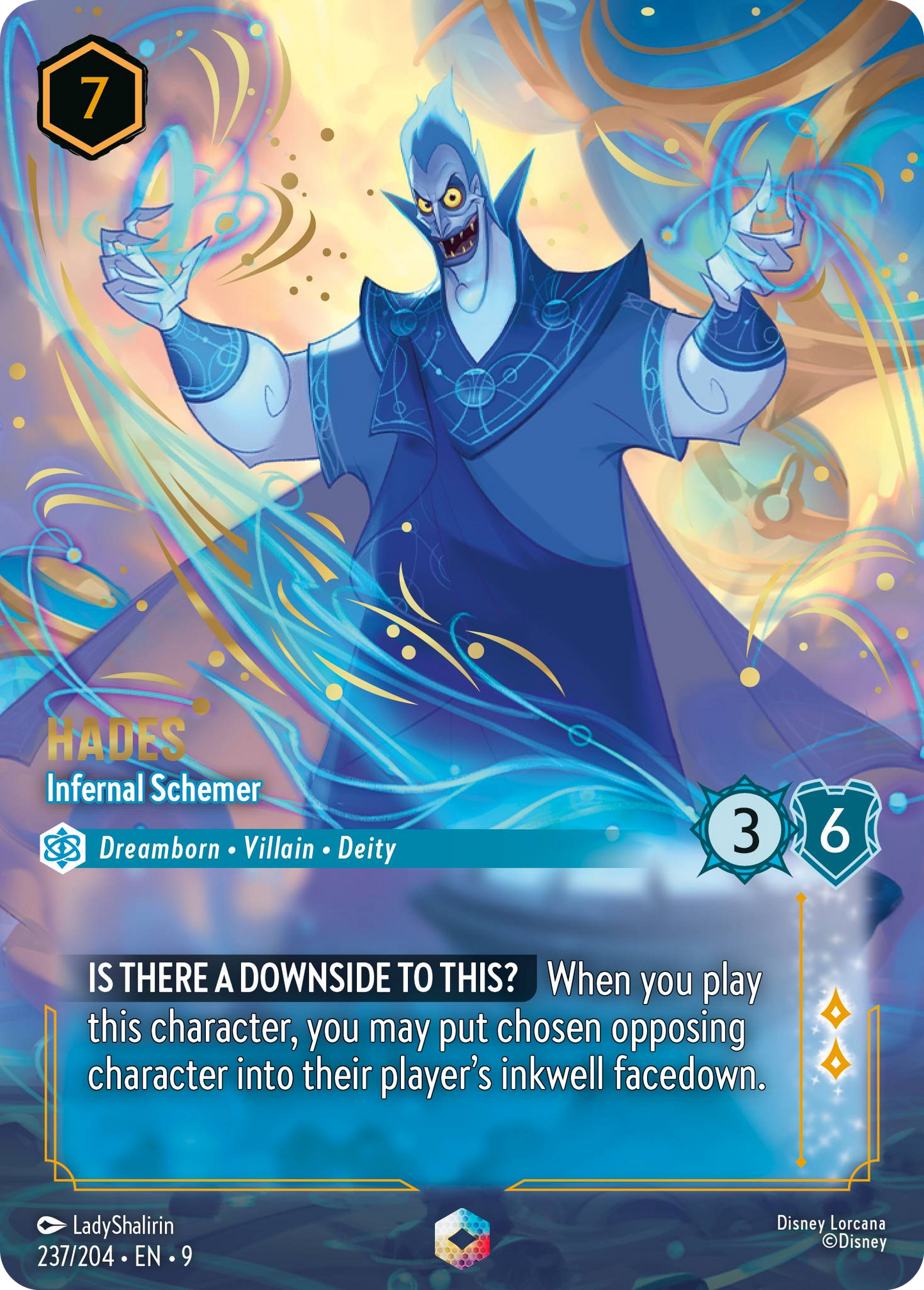 Hades - Infernal Schemer | Fabled #237 (Near Mint) | Disney Lorcana Single Australia (Near Mint)