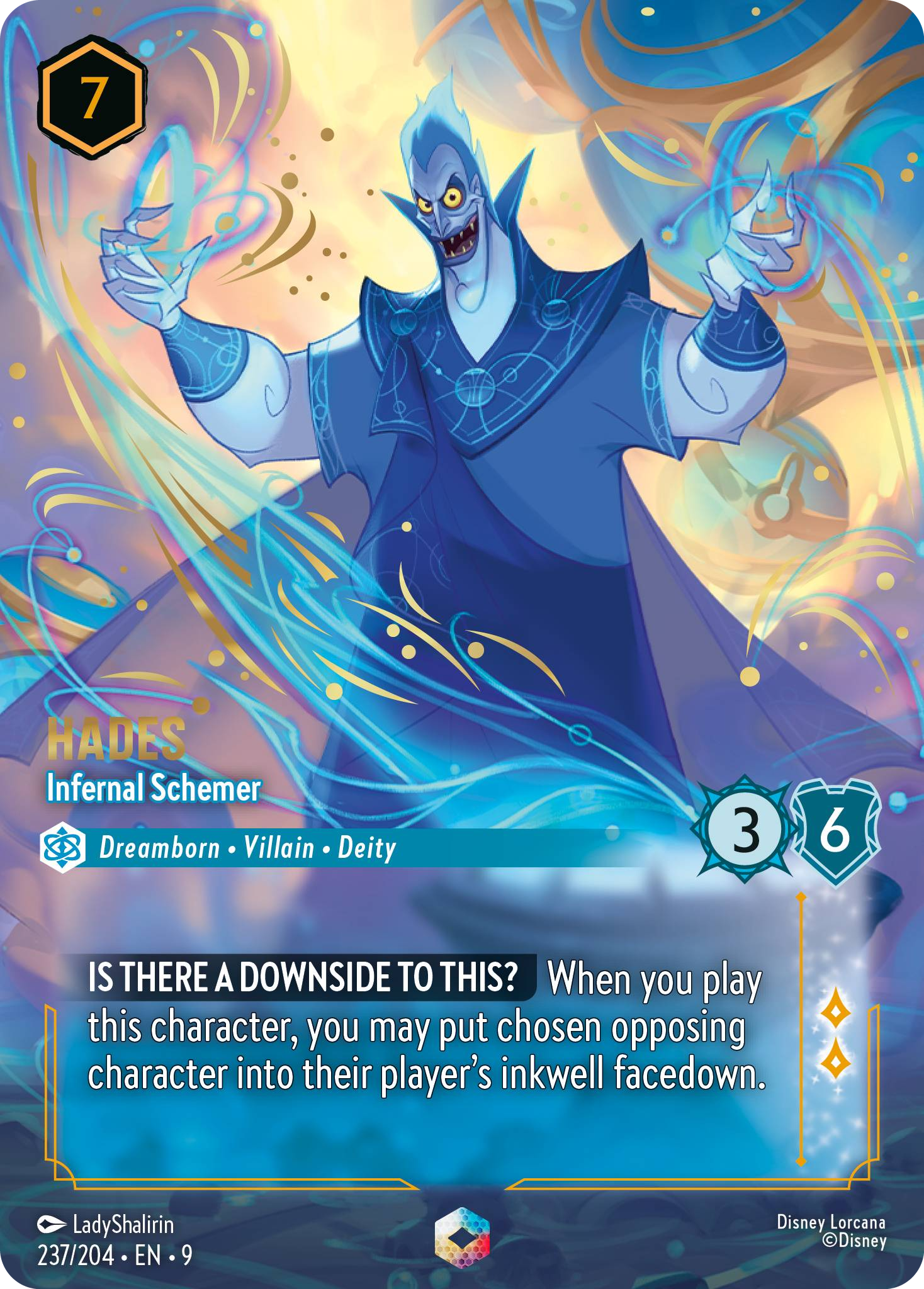 Hades - Infernal Schemer | Fabled #237 (Near Mint) | Disney Lorcana Single Australia (Near Mint)