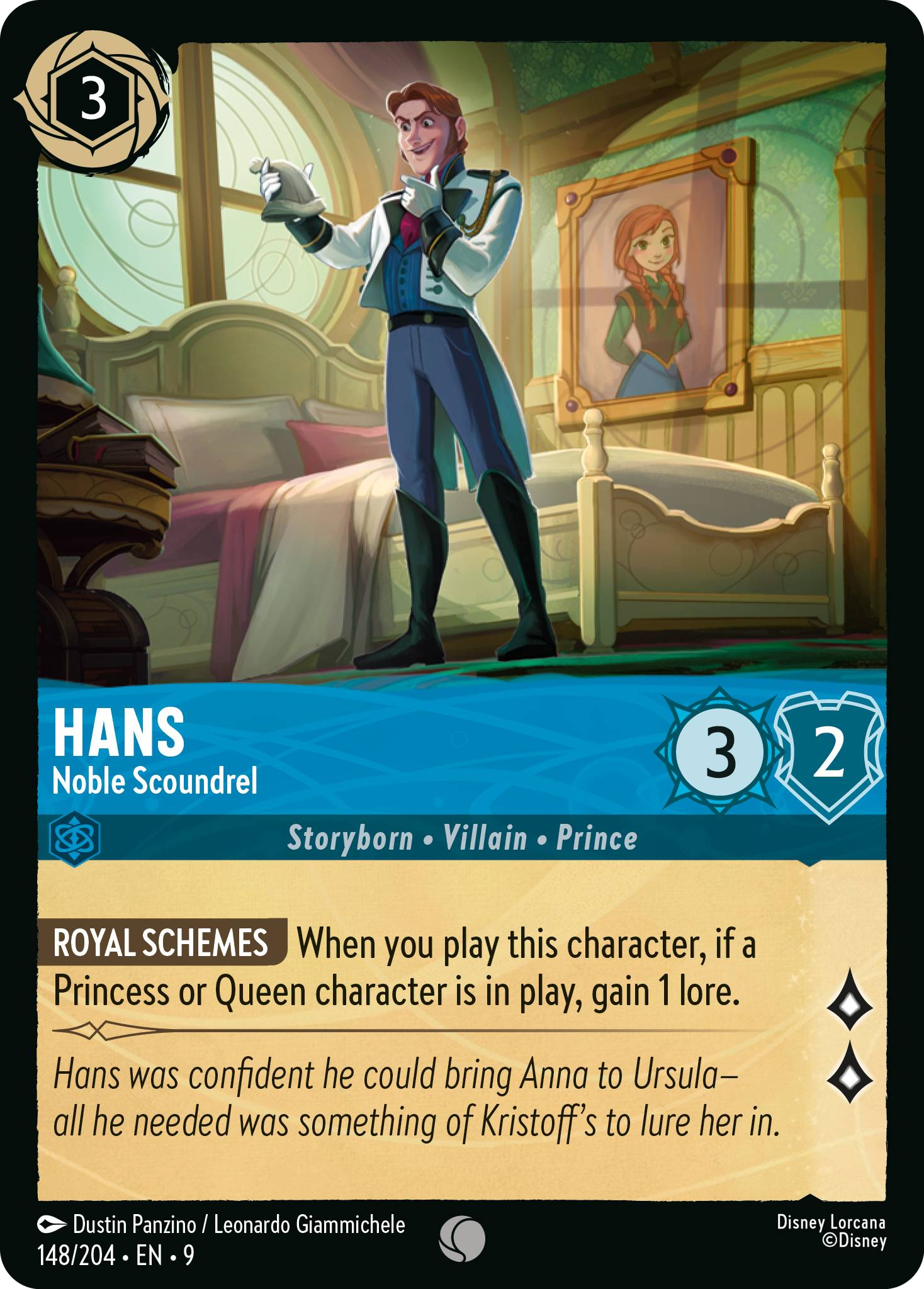 Hans - Noble Scoundrel | Fabled #148 (Near Mint) | Disney Lorcana Single Australia (Near Mint)