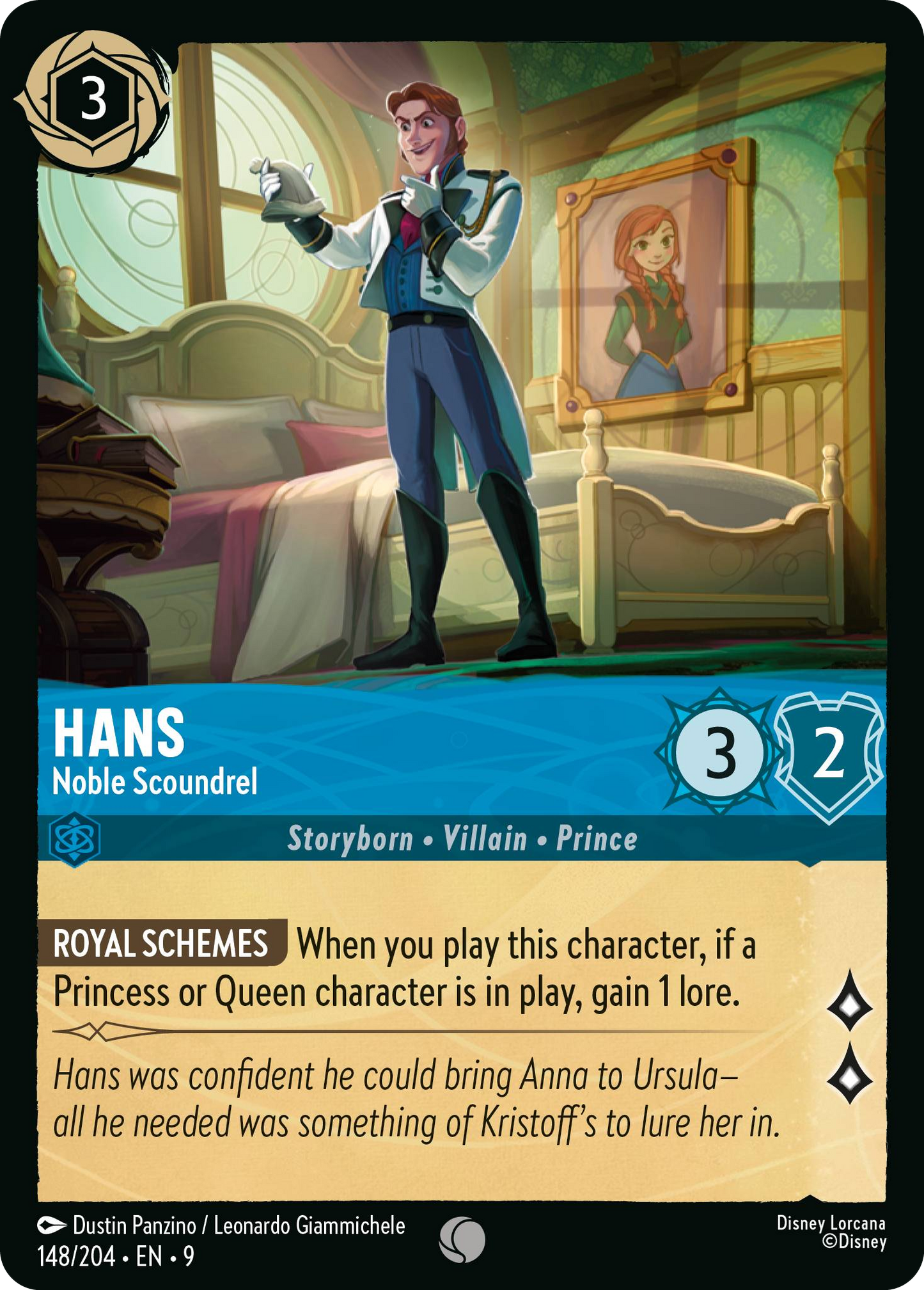 Hans - Noble Scoundrel | Fabled #148 (Near Mint Foil) | Disney Lorcana Single Australia (Near Mint)
