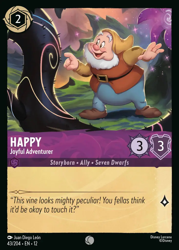 Happy - Joyful Adventurer | Wilds Unknown #43 (Near Mint) | Disney Lorcana Single Australia (Near Mint)